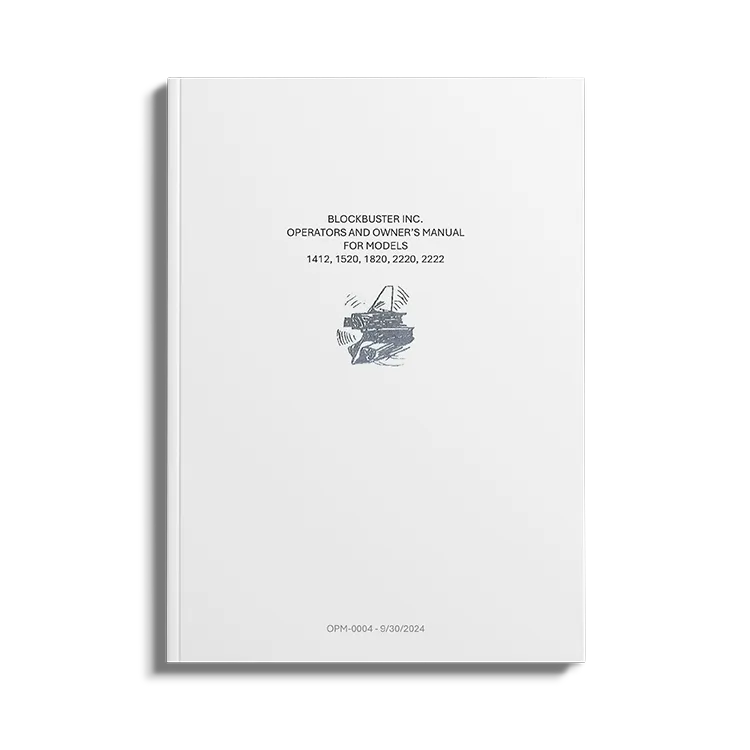 BlockBuster Owners Manual