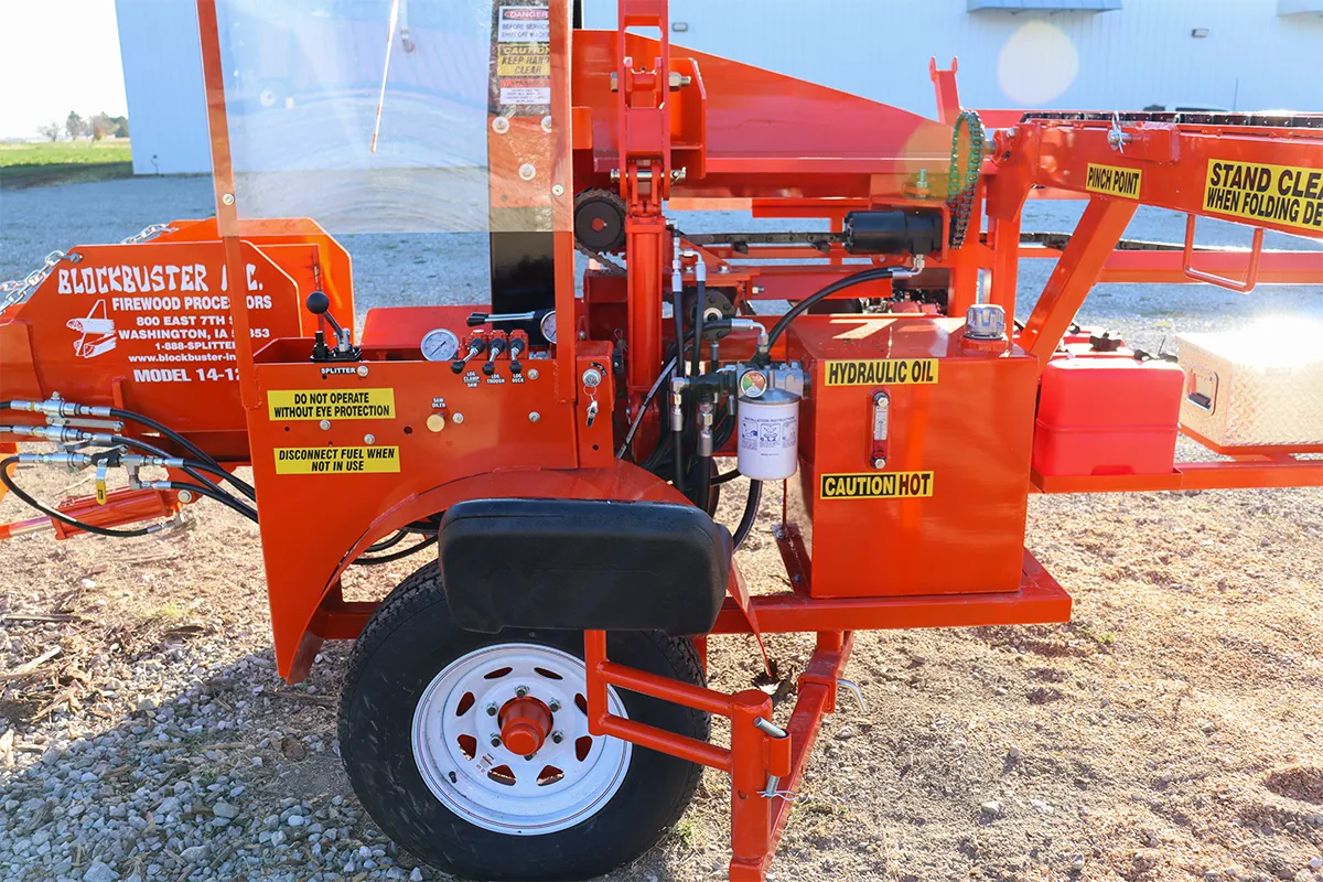 14-12 operator station Blockbuster Firewood Processor 14-12 | Industrial Firewood Processor | Commercial Firewood Processor